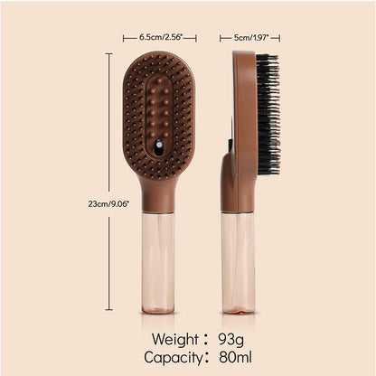 2 in 1 Hair Brush with Mist Spray
