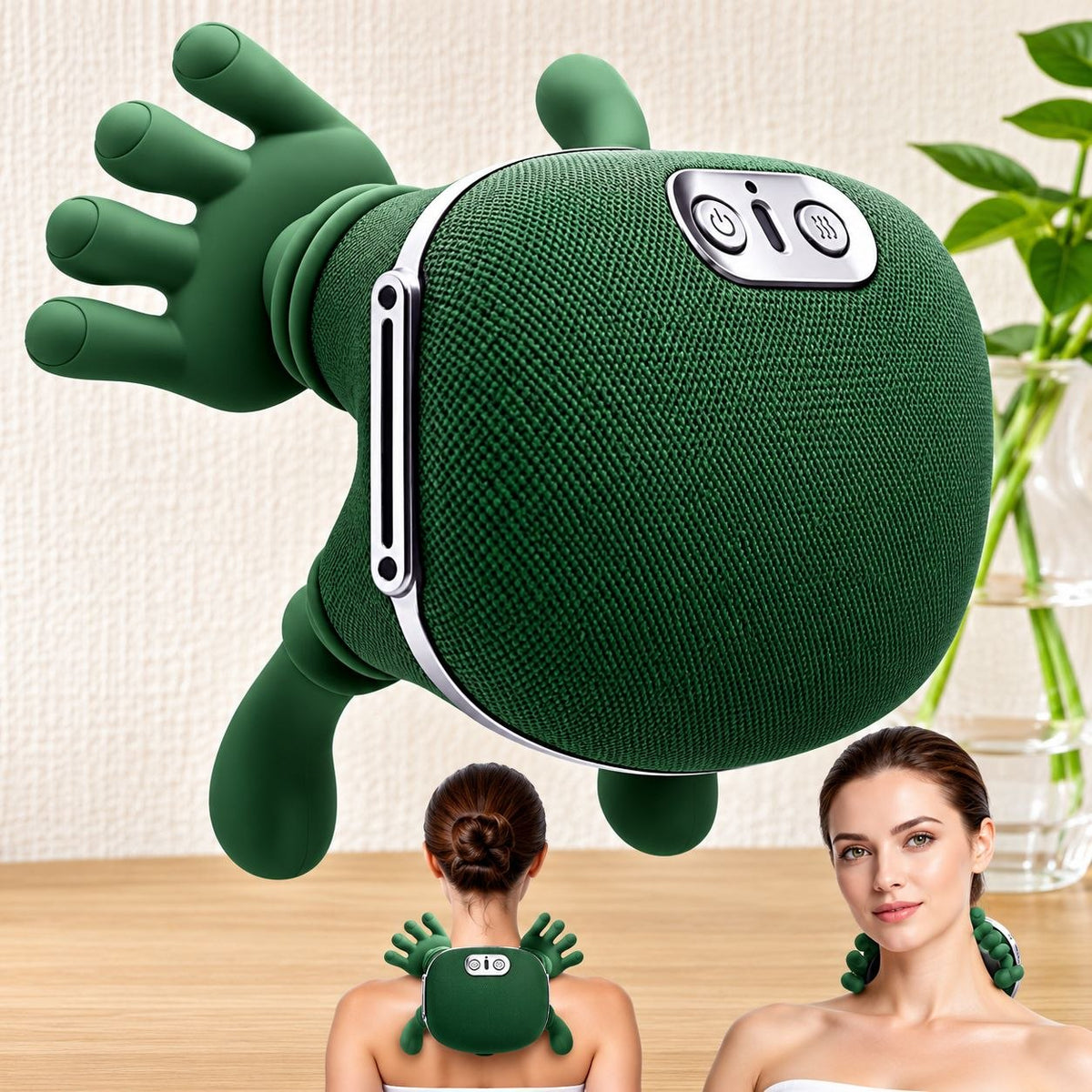 Neck and Shoulder Massager Machine , Wireless Portable Massager for Neck, Back & Shoulders Relaxer