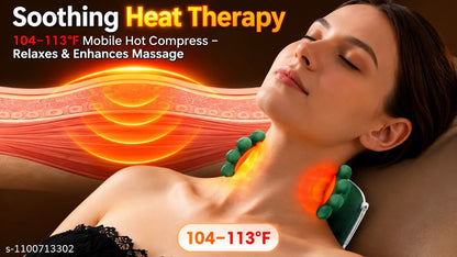 Neck and Shoulder Massager Machine , Wireless Portable Massager for Neck, Back & Shoulders Relaxer