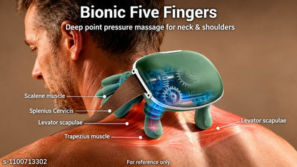 Neck and Shoulder Massager Machine , Wireless Portable Massager for Neck, Back & Shoulders Relaxer