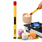 Match Stick Shaped Lighter, Multipurpose Inflatable Long Handle Gas Burner, Gas Lighter for Kitchens, Candles and Outdoor Use (Pack of 1) (Lighter)